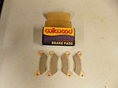 Wilwood brake pads that are arranged