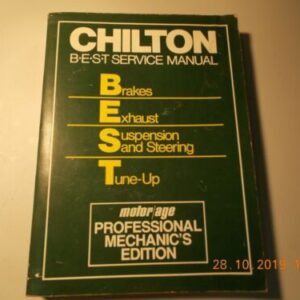 Chilton Best Service Model covers most manufacturers