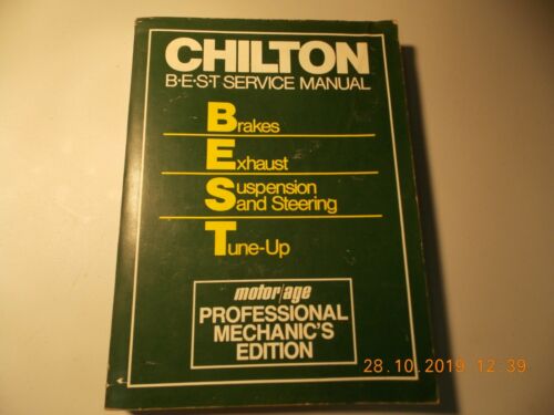 Chilton Best Service Model covers most manufacturers