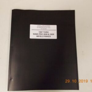 1997 TORO SAND PRO 2020 3020 GOLF BUNKER RAKE 60+ PAGES PARTS & OWNERS MANUAL