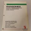 RANSOMES PARTS ACCESSORIES MANUAL FOR E-PLEX II ELECTRIC GOLF GREENS REEL MOWER - Image 2