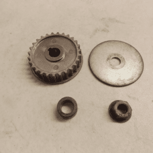 TORO GREENSMASTER FLEX 18 & 21 MOWER 22 TOOTH PULLEY, SPACER, WASHER AND NUT